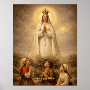 Notre-Dame de Fatima Impression d'Art