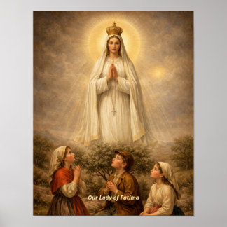 Notre-Dame de Fatima Impression d'Art