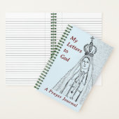 Notre-Dame de Fatima Journal de prière Carnet spir (À l'intérieur)