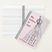 Notre-Dame de Fatima Journal de prière Carnet spir (À l'intérieur)