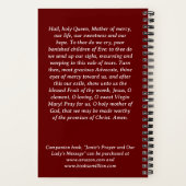 Notre-Dame de Fatima Journal de prière Carnet spir (Verso)