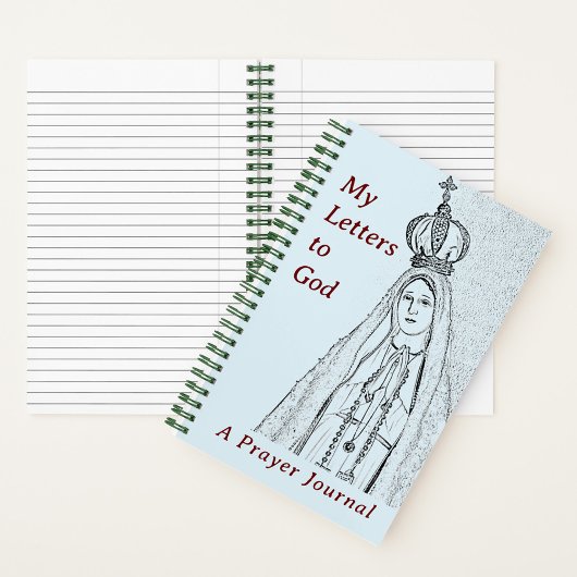 Notre-Dame de Fatima Prayer Journal Cahier Spirale