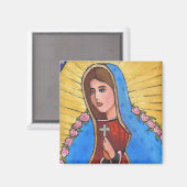 Notre-Dame de Guadalupe - aimant (Recto/Verso)