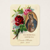 Notre-Dame de Guadalupe Espagne funérailles prière (Devant)