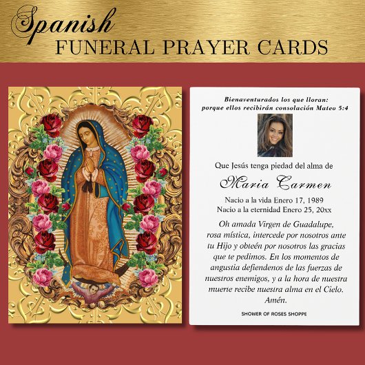 Notre-Dame de Guadalupe Espagne funérailles prière