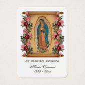 Notre-Dame de Guadalupe Espagne funérailles prière (Devant)