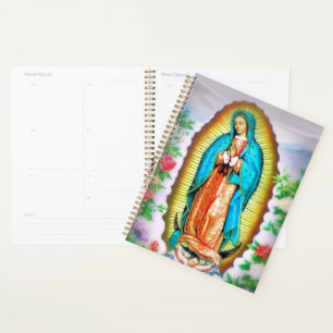 Notre-Dame de Guadalupe Floral avec prière