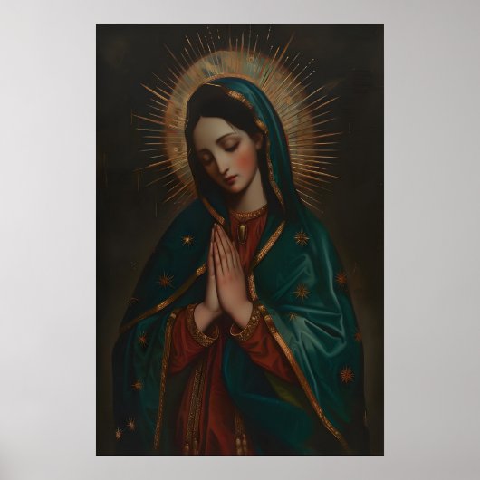Notre-Dame de Guadalupe Impression d'art, Vierge c (Devant)