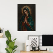 Notre-Dame de Guadalupe Impression d'art, Vierge c (Bureau à domicile)