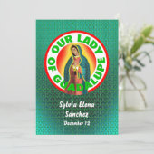 Notre-Dame de Guadalupe invitation (Debout devant)