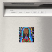 Notre Dame de Guadalupe Magnet (In Situ (Lave-vaisselle))