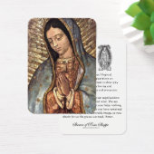 Notre-Dame de Guadalupe Prière Carte Sainte (Bureau)