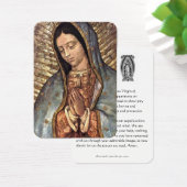 Notre-Dame de Guadalupe Prière Carte Sainte (Bureau)