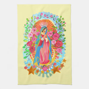 Notre Dame de Guadalupe Serviettes de cuisine