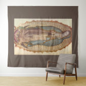 Notre Dame De Guadalupe Tapisserie (En situation (horizontale))