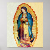Notre Dame de Guadalupe Tilma réplique une affiche (Devant)