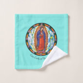 Notre-Dame de Guadalupe Turquoise (Gant de toilette)