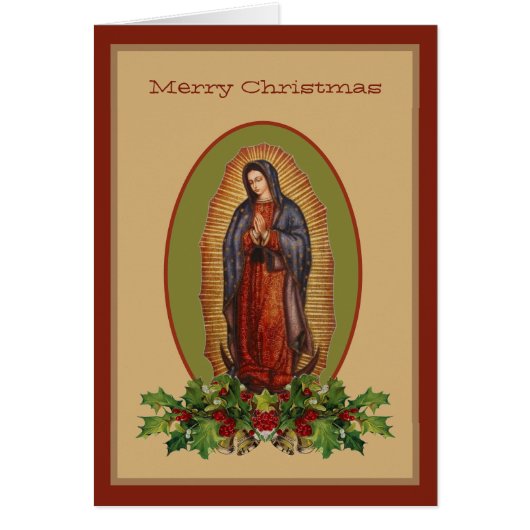 Notre-Dame de Guadalupe Vierge Marie Feliz Navidad (Devant)