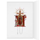 Notre-Dame de Guadalupe Vierge Marie Feliz Navidad (Intérieur (Gauche))