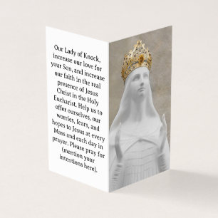 Notre-Dame de Knock Prière Carte