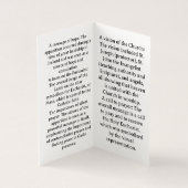 Notre-Dame de Knock Prière Carte (Inside)