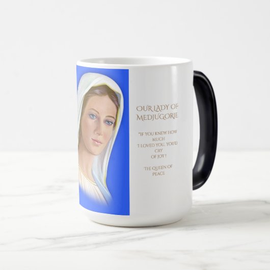 Notre-Dame de Medjugorje Café Mug (Devant droit)
