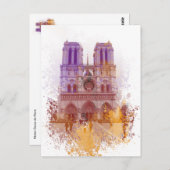 Notre Dame de Paris Briefkaart (Voorkant / Achterkant)