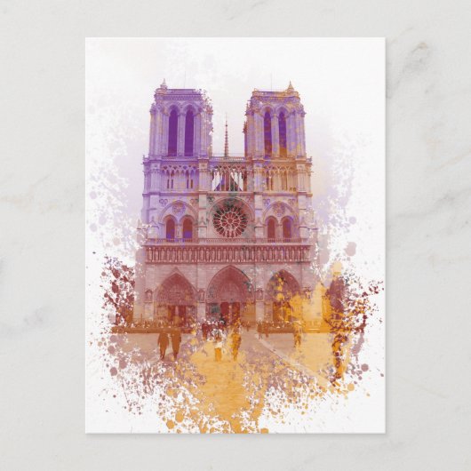 Notre Dame de Paris Briefkaart (Voorkant)