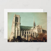 Notre Dame de Paris (Frankrijk) Briefkaart (Voorkant / Achterkant)