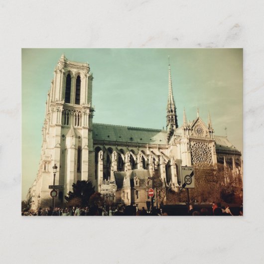 Notre Dame de Paris (Frankrijk) Briefkaart (Voorkant)