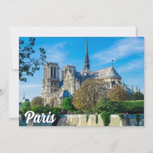 Notre Dame de Paris in Frankrijk (Voorkant)