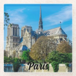Notre Dame de Paris in Frankrijk Glazen Onderzetter