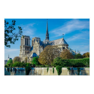 Notre Dame de Paris in Frankrijk Perfect Poster