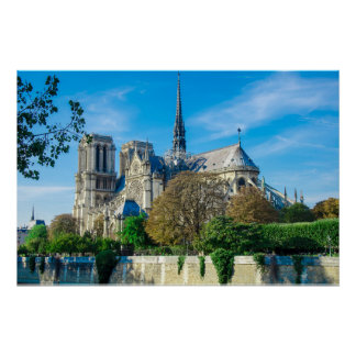 Notre Dame de Paris in Frankrijk Perfect Poster