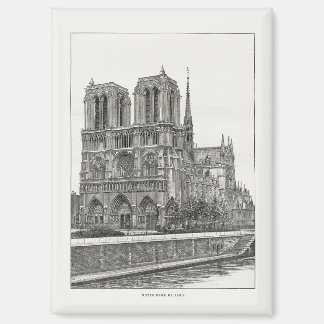 Notre Dame de Paris Kathedraal Magnet Magneet