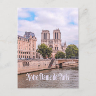Notre Dame de Paris katholieke kathedraal Briefkaart