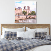 Notre Dame de Paris katholieke kathedraal Canvas Afdruk (Insitu (Slaapkamer))