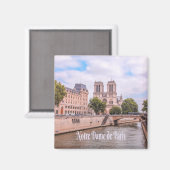 Notre Dame de Paris katholieke kathedraal Magneet (Voorkant / Achterkant)