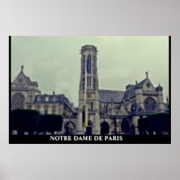 NOTRE DAME DE PARIS-poster