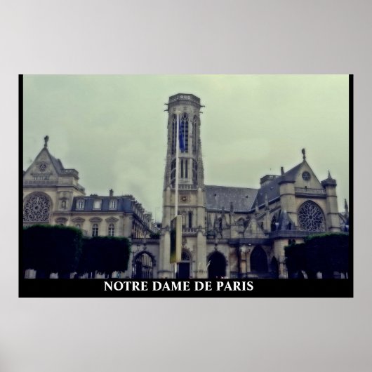 NOTRE DAME DE PARIS-poster Poster (Voorkant)