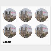 Notre Dame de Paris Ronde Sticker (Vel)