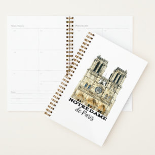 Notre-Dame de Paris Souvenir France Cathedral Planner