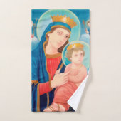 Notre-Dame de Perpétuel aide catholique (Serviette à main)