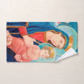 Notre-Dame de Perpétuel aide catholique (Serviette à main)
