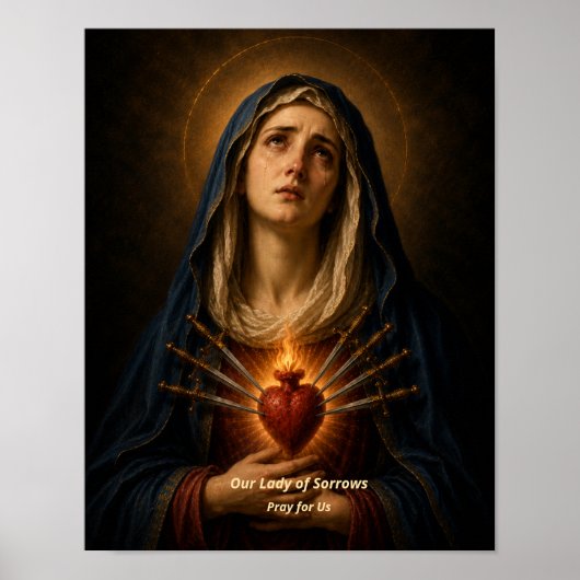 Notre-Dame des Douleurs Impression d'Art - Sept Do (Devant)