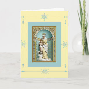 Notre Dame des Victoire Jezus Verjaardag Zegeninge Kaart