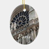 Notre Dame detail Keramisch Ornament (Achterkant)