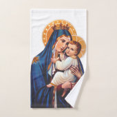 Notre-Dame du Mont-Carmel Art dévotionnel (Serviette à main)