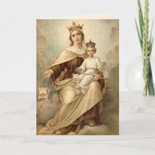 Notre-Dame du MONT CARMEL Carte d'Offrande de Mess