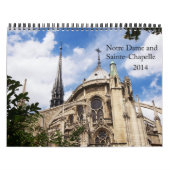 Notre Dame et calendrier 2014 de Sainte-Chapelle (Protection)